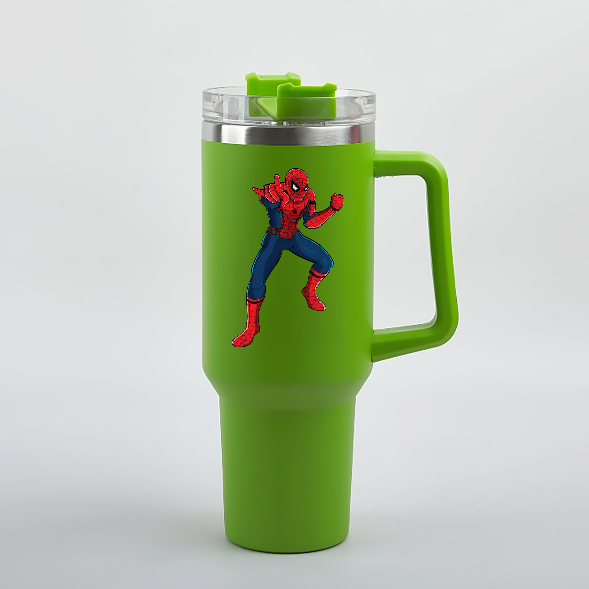 （画像用） Spider Man スパイダーマン 1200mL車用タンブラー（カラープリント）